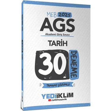 Yediiklim Yayınları   2025 Meb Ags Tarih Tamamı Çözümlü 30