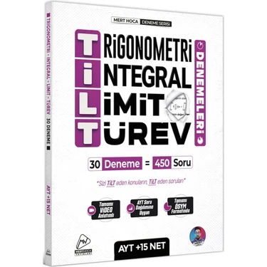 KR Akademi Ayt Tilt Denemeleri Trigonometri Integral Limit Türev 30 Lu Deneme Mert