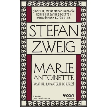 Marie Antoinette - Stefan Zweig Türkçe 6. Baskı  Ciltli