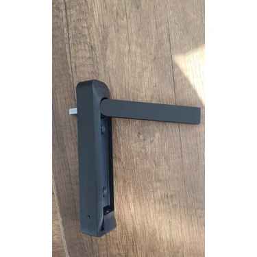Azra Yapı Cam Balkon Açma Kolu - Push Kolu  Siyah (1