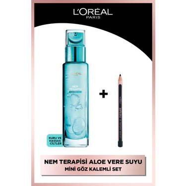 L'oréal Paris Nem Terapisi Aloe Vera Suyu Kuru Ve Hassas Ciltler + Paradise Le Khol Mini Göz