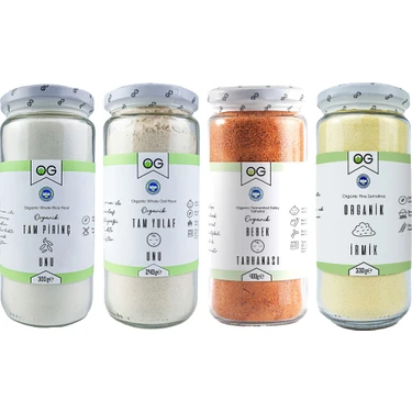 OG natural Organik Sertifikalı Bebek Ek Gıda Hazırlama Seti +6