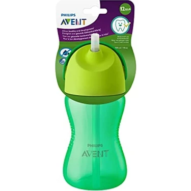 Philips Avent Pipetli Bardak 12 Ay+ 300 ml Yeşil,