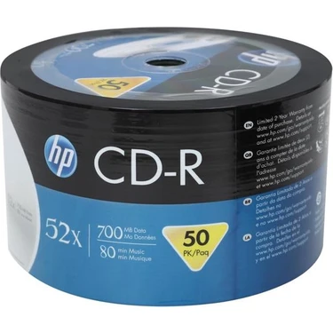 Hp Cd-R 700Mb-80Mın 52X 50 li