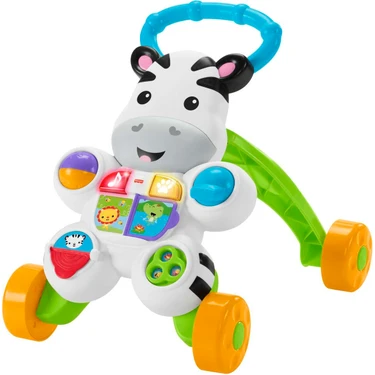 Fisher-Price Melodili Zebra Yürüteç DLD80, 6 Aylık Bebeğiniz İçin Eğlenceli Aktiviteler ve