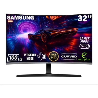 Samsung Essential S3 S39GD 32" FHD (HDMI+VGA) Kavisli LCD Monitör