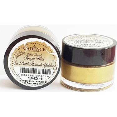 Cadence Parmak Yaldız Boya 20 ml - Yeşil Altın