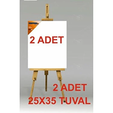 Tuvval 25X35 Tuval 2 Adet Öğrenci Kullanımı İçin Uygun Sanatsal