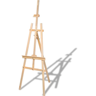 Çanakcı 172 cm Ayarlanabilir Ahşap Ressam Şövalesi – Resim, Çizim ve Sanat Çalışmaları İçin
