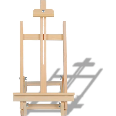 Çanakcı Ahşap Masaüstü Şövale 70 cm Ahşap Resim Ressam Sehpası Ayarlanabilir