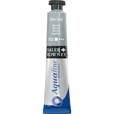 Daler Rowney Aquafine 8 ml Tüp Sulu Boya 702 Silver Imit Zengin Renk Seçenekleriyle Sanatçılara