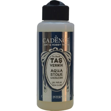 Cadence Su Bazlı Şeffaf Taş Vernik 120 ml – Kolay Uygulama, Hızlı Kuruma ve Dayanıklı Yüzey