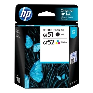 Hp 3Jb06Aa Gt51 / Gt52 Siyah+Renkli Baskı Kafası (M0H50A+M0H51A) Deskjet Gt5810,