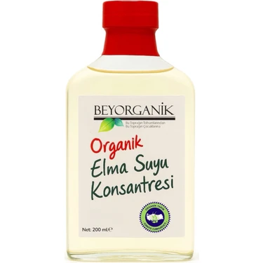 Beyorganik Organik Elma Suyu Konsantresi(Tatlandırıcı) 200