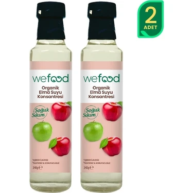 Wefood Organik Elma Suyu Konsantresi 340 gr