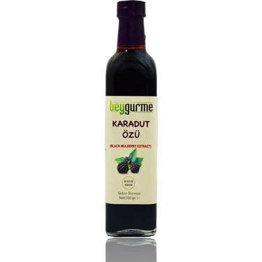 Beygurme Karadut Özü 700 gr Soğuk Sıkım Doğal Aroma Şeker İlavesiz Pestisit ve Ağır Metal