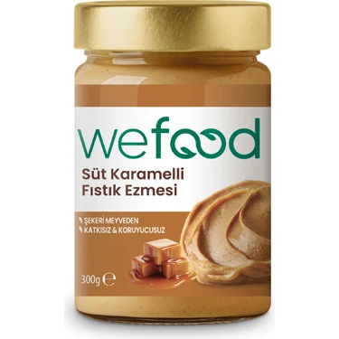 Wefood Süt Karamelli Fıstık Ezmesi 300