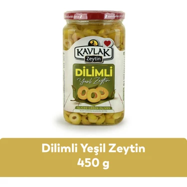 Kavlak Zeytin 450 gr Yeşil Dilimli