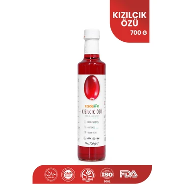 Zadelife Kızılcık Özü 700 G (pestisit & Ağır Metal Içermez Analizli