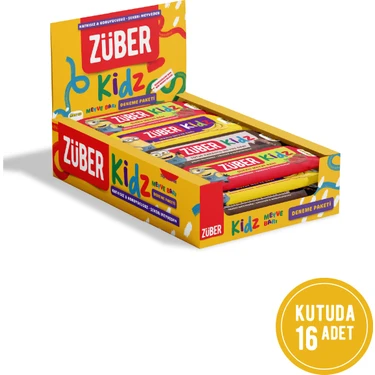 Züber Kidz Meyve Bar Deneme Paketi 25g X 16