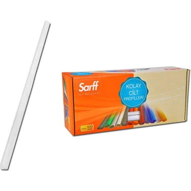 Sarff Sırtlık Oval 10 mm Beyaz