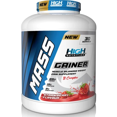 High Nutrition Mass Gainer 3600 gr Çilek Aromalı Karbonhidrat