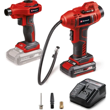 Einhell Ce-Ap 18+Ce-Cc 18+2,0 Ah Kit, Hava Üfleme & Lastik Şişirme