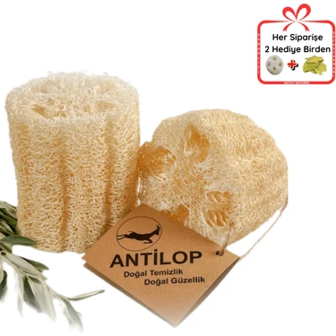 Vücut Dolaşımını Artırıp Selülitleri Azaltmaya Yardımcı, %100 Organik, Peeling Özellikli Kabak Lif