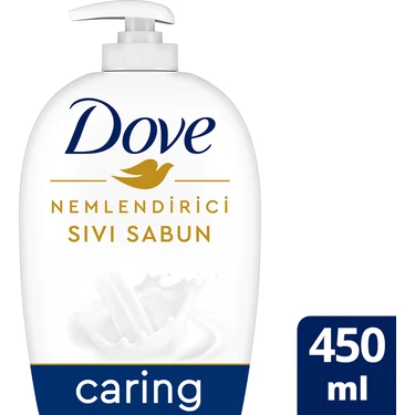 Dove Nemlendirici Sıvı Sabun Caring 1/4 Nemlendirici Krem Etkili 450