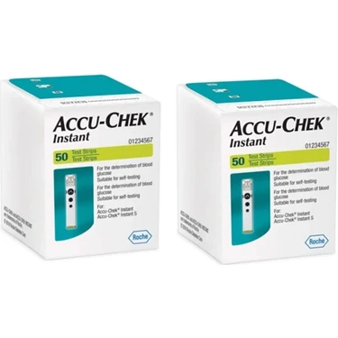 Accu-Chek Instant Ölçüm Çubuğu 50 Adet 2