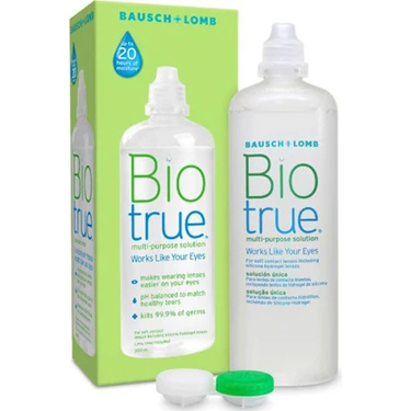 Biotrue Bio''true'' Lens Solüsyonu Bausch+Lomb 300 ml Göz Sağlığı İçin Etkili ve