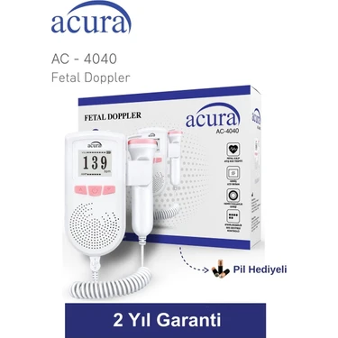 Acura AC-4040 Fetal Doppler Nabız Duyma