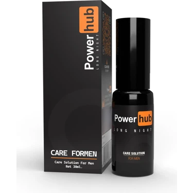 Powerhub Herbal Care For Man Premium Sprey 30 ml Nane Aromalı Kayganlaştırıcı Etkili