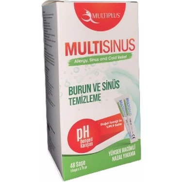 Multiplus Burun Temizleme Yedek Kiti 48 Saşe - Şişesiz