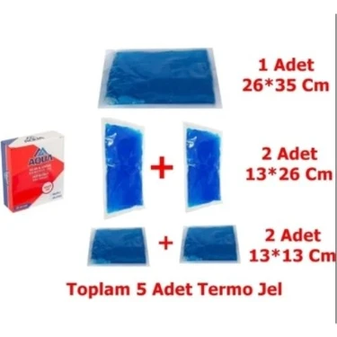 Aqua Cold Pack Sıcak Soğuk Termo Jel Kompres Buz Jel Termojel