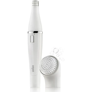 Braun FaceSpa 810 Yüz Epilatörü Ve Temizleme Fırçası Sistemi, Ek Pil İle