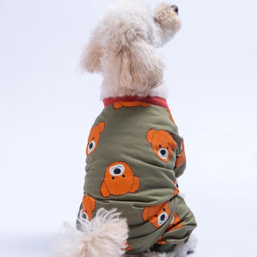 Teddy Ted Penye Tulum Kedi Köpek Tulumu Kedi Köpek Kıyafeti Köpek