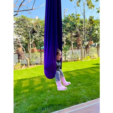 Kubbe Koza Cuddle Yoga Swing Çocuk Aktivite Gelişim Salıncağı Duyusal Terapi Salıncak, Hamak