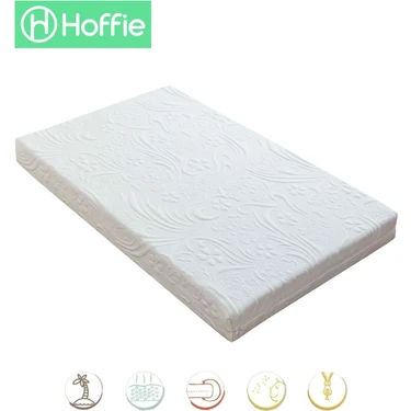 Hoffie 70X110 10 cm Premium Bebek Yatağı Ortopedik Işbir Park Beşik Park Yatak Yatağı Çantalı