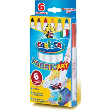 Carioca Cromatex Kumaş Boyama - 6 Adet