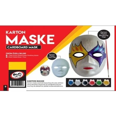Kumtoys Karton Maske