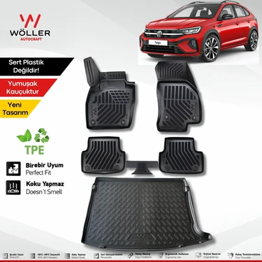 Wöller Volkswagen Taigo Paspas Bagaj Havuzu Set 2022 2026 Arası Uyumlu 3d Ultraflex