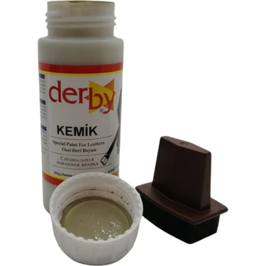 Derby Mont Direksiyon Koltuk Deri Boyası 100 ml ve Saplı Sünger 1