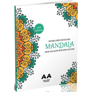 Mandala Renklerin Rüzgarı - Her Yaş İçin Boyama