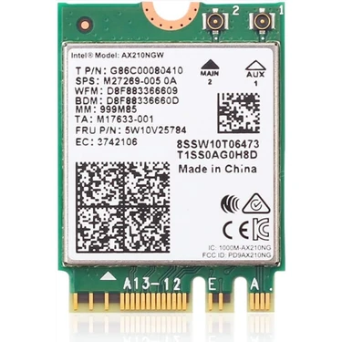 Intel AX210NGW AX210 Wi-Fi Kartı Wifi