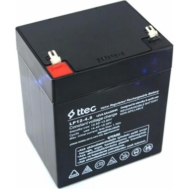 Ttec 12V 5AH Bakımsız Kuru