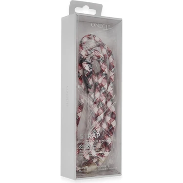 Gray Line Gry  Ja Desenli Boyun Askısı - Pembe