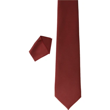 ALTINYILDIZ CLASSICS Erkek Bordo Kravat-mendil