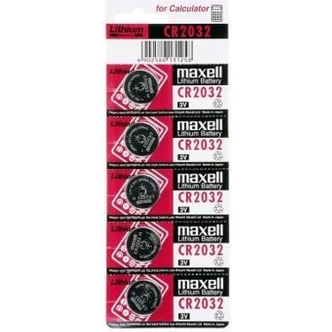 Duracell Maxell CR2032 5 Li Lithium