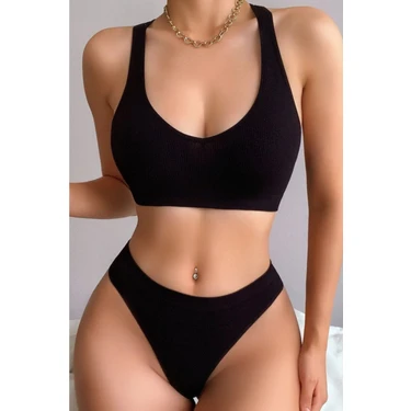 Fancy&Dancy Kadın Kaşkorse Sütyen Külot Takımı - Şık Esnek ve Rahat İç Çamaşır Takımı -